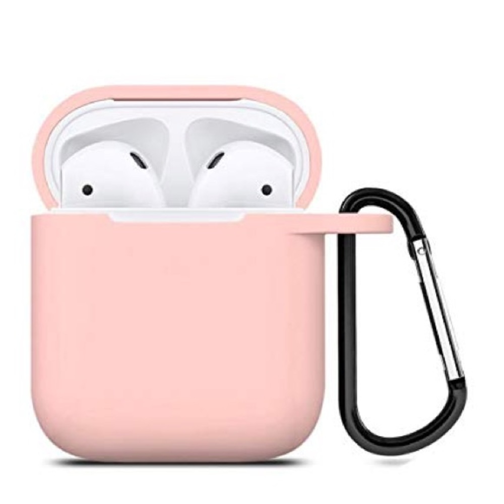 For Air Pod Silicone Case in Blush Pink